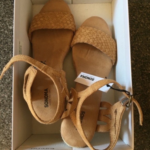 Sonoma Anet Women's Espadrille Wedge Sandals Tan - Picture 5 of 5